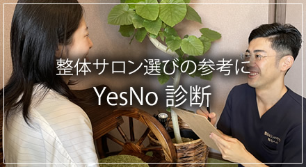 整体サロン選びの参考にＹＥＳ・ＮＯ診断